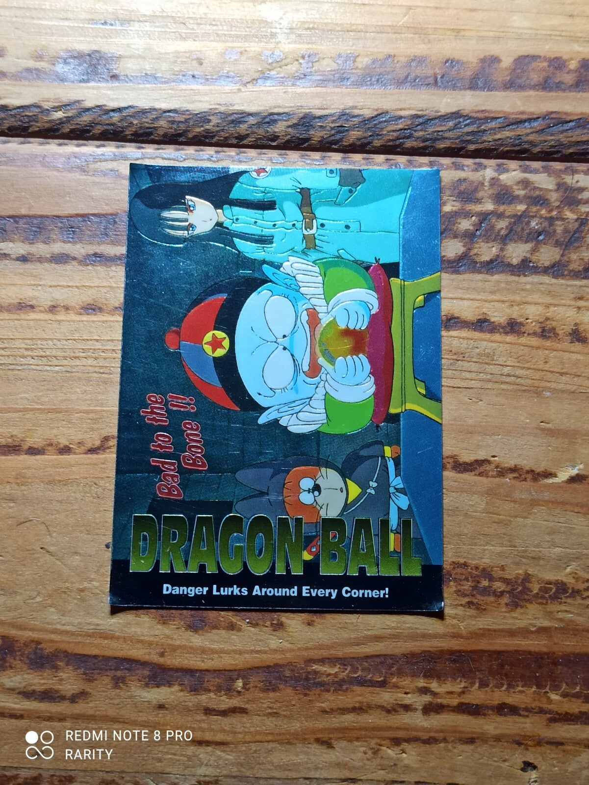 Carte vintage Dragon Ball Cardass Bad to the Bone, Danger Lurks, rare DBZ