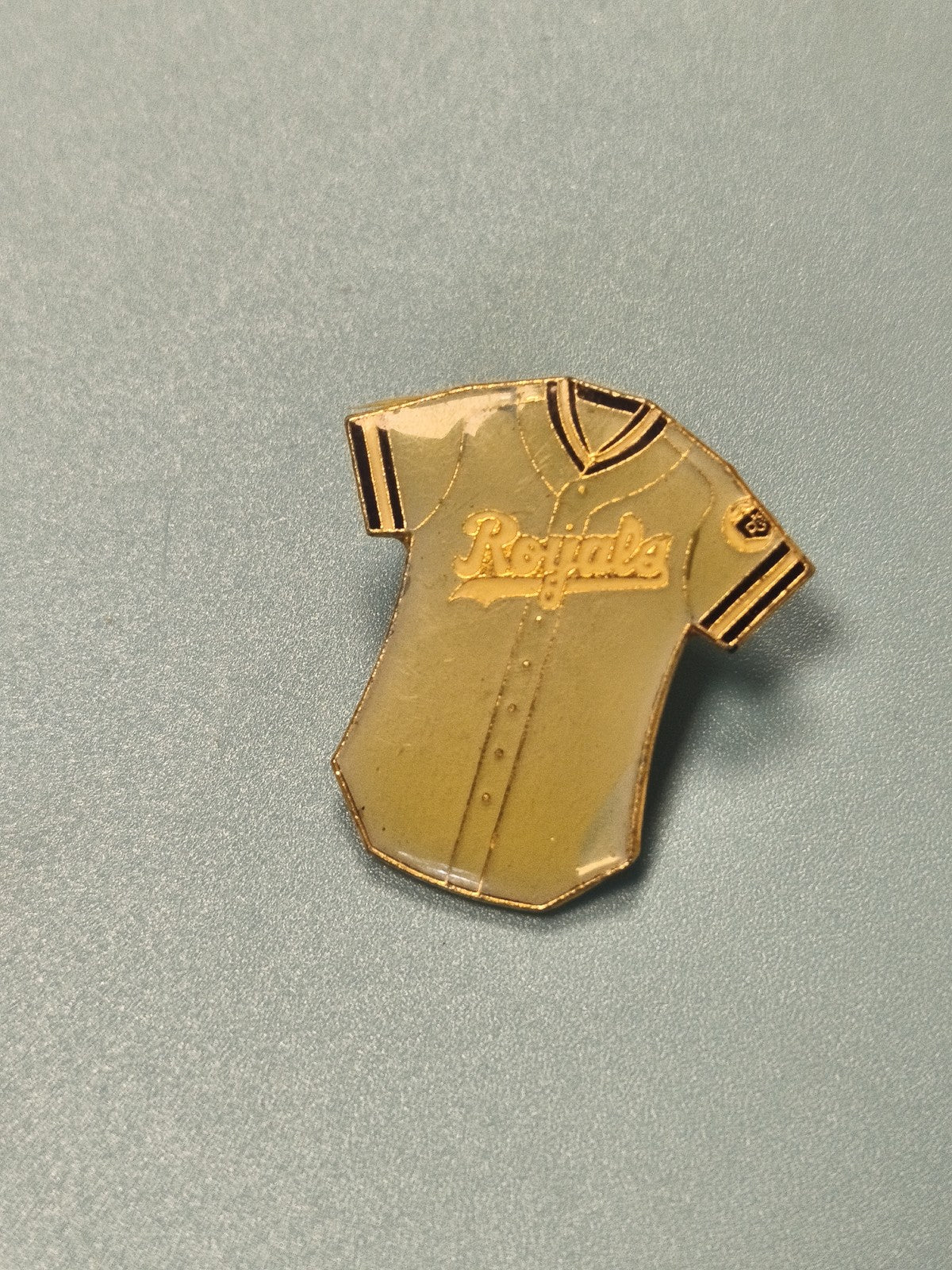 Vintage pin's Royals maillot baseball émaillé, collection sport rétro