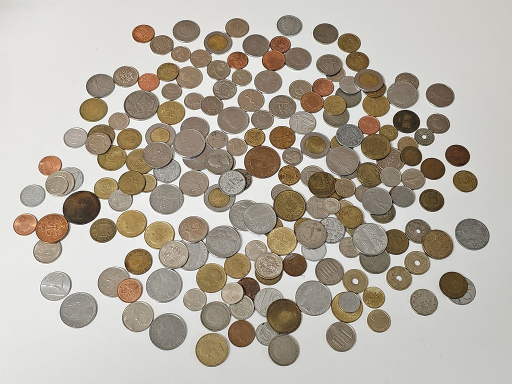 Gros lot vintage de pièces anciennes diverses pour collection, bricolage ou déco