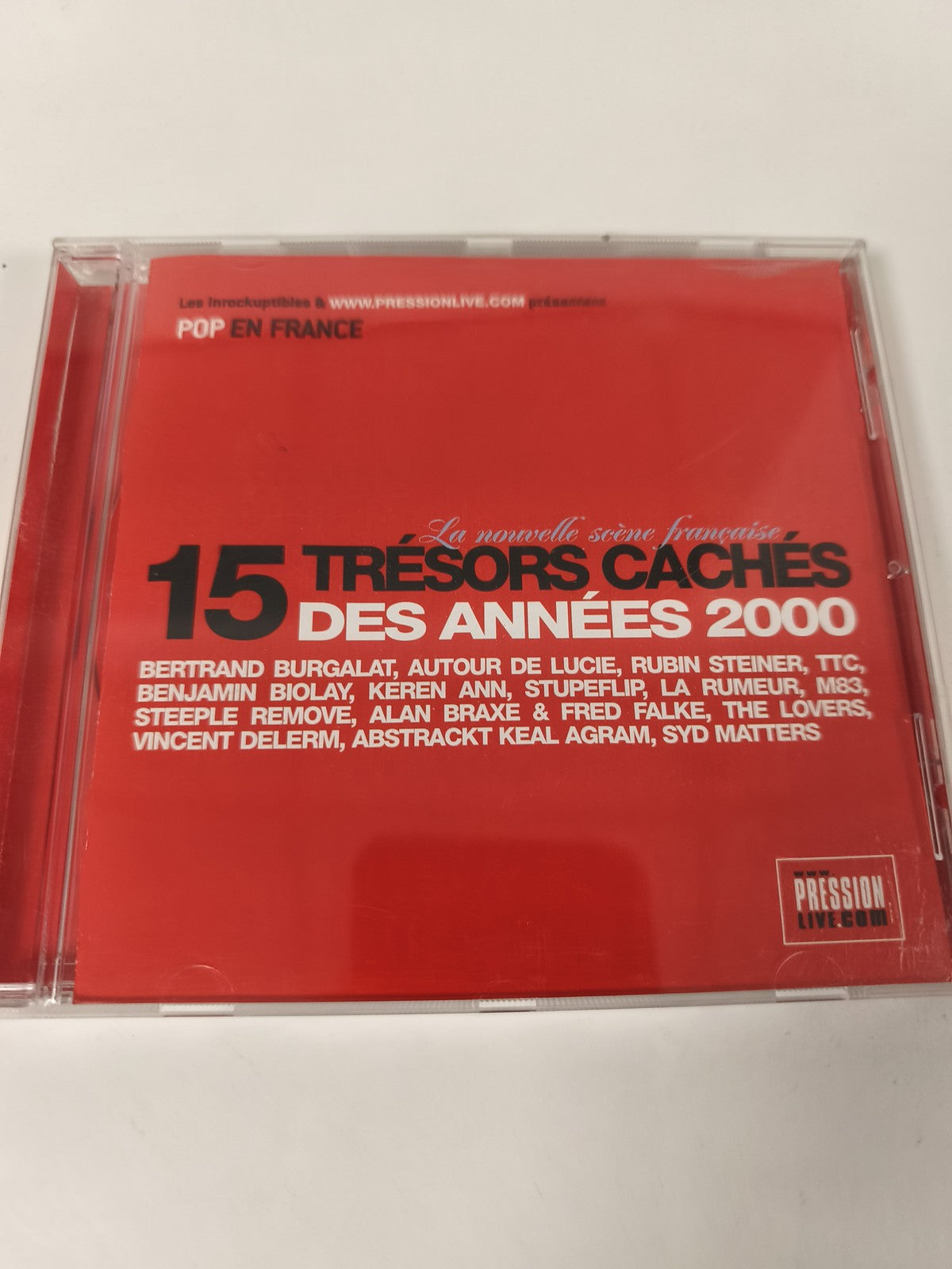 CD audio 15 trésors cachés ? Compilation musicale, 15 titres variés, occasion