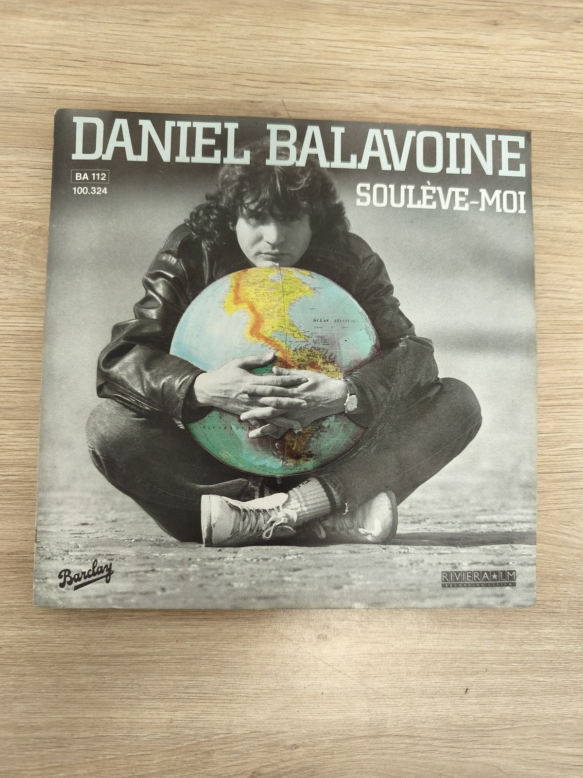 Vinyle 45T Daniel Balavoine Soulève-moi pochette originale Barclay (Ref 5)