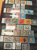 Timbres Helvetia Suisse thématiques multicolores – lot philatélie illustré