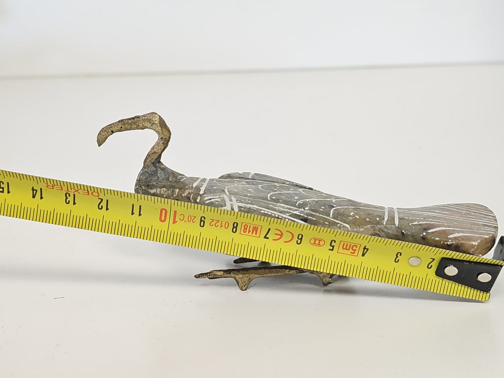 Sculpture vintage ibis Thot Égypte ancienne pierre, art antique rare collection