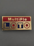Pin's rétro ancien Loto ? badge vintage collection française jeu hasard