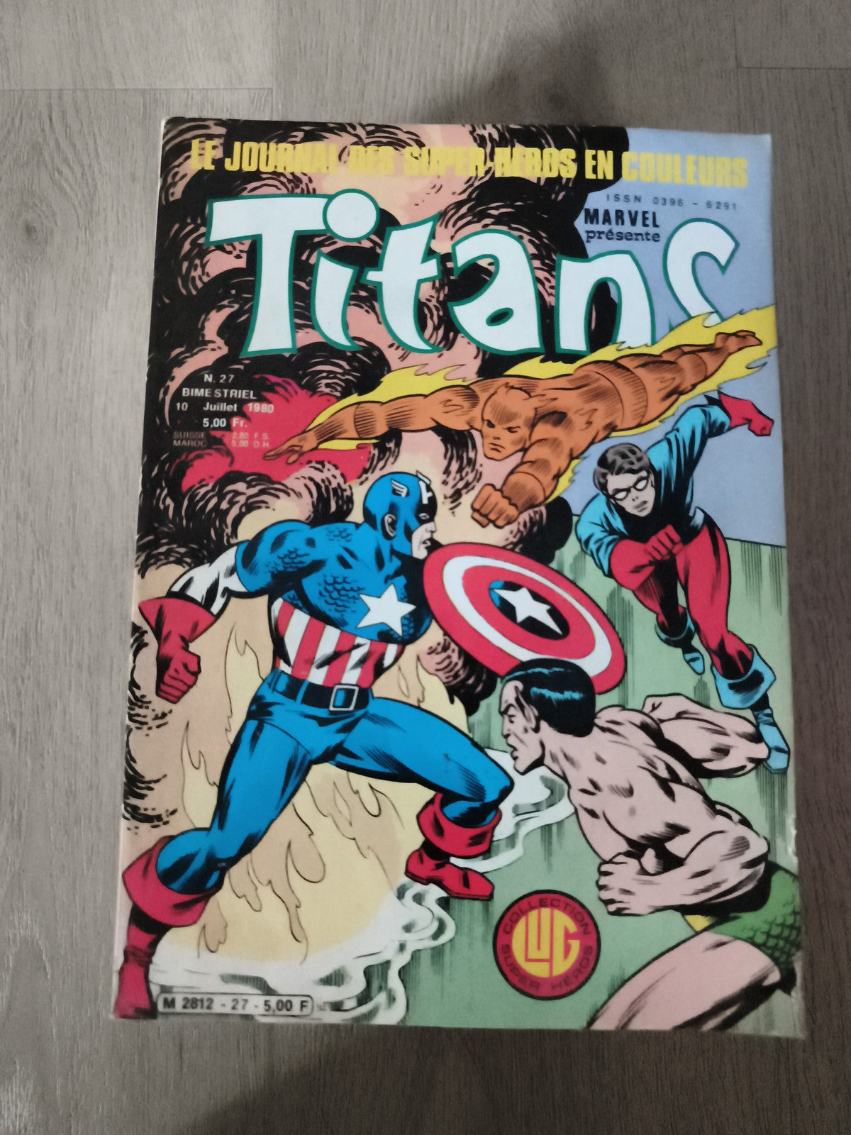 Comic Marvel Titans n°27 juillet 1980 LUG ancien super-héros vintage