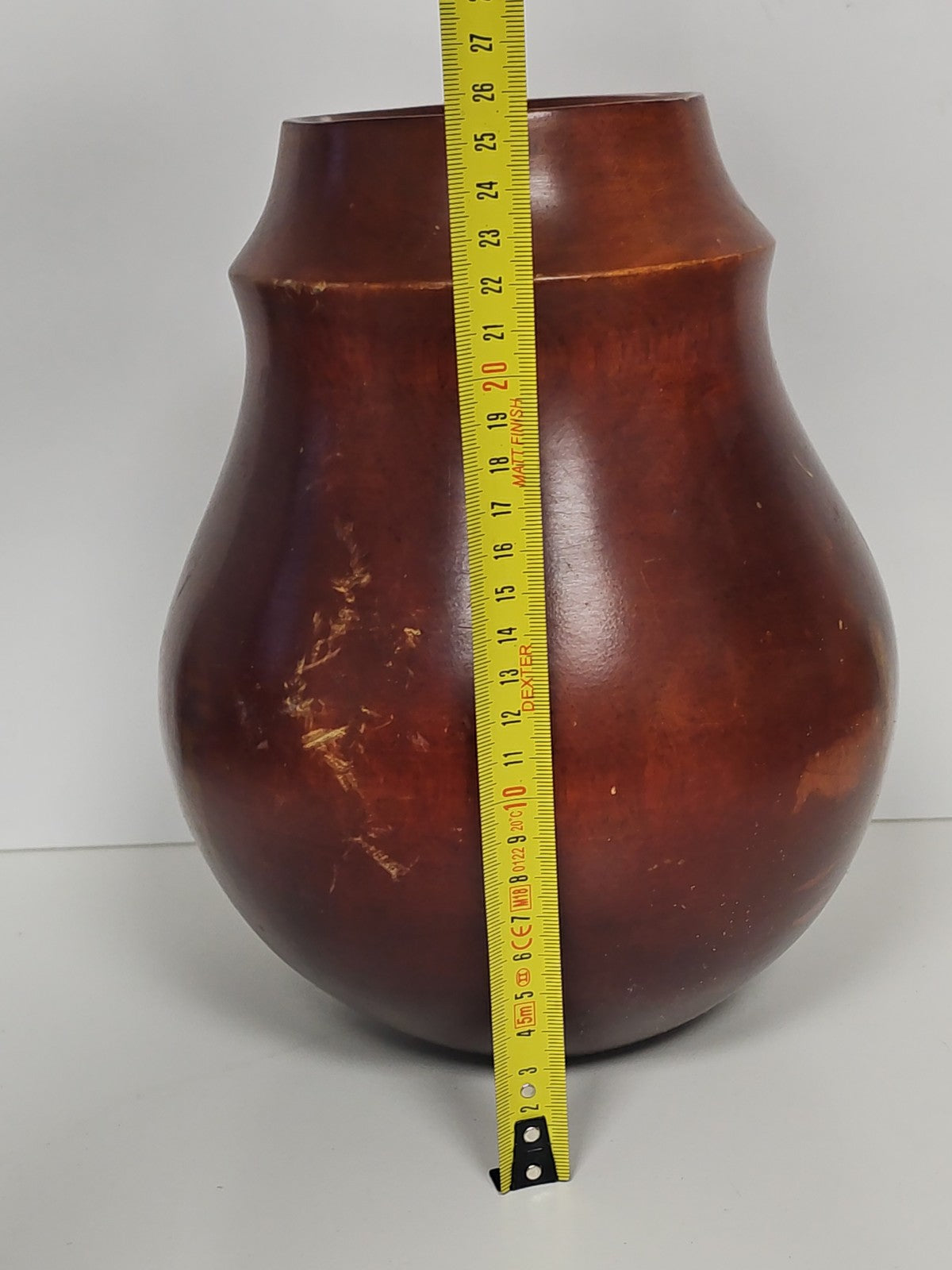 Vase ancien signé Carine Tontini Paris, grand format vintage collection déco