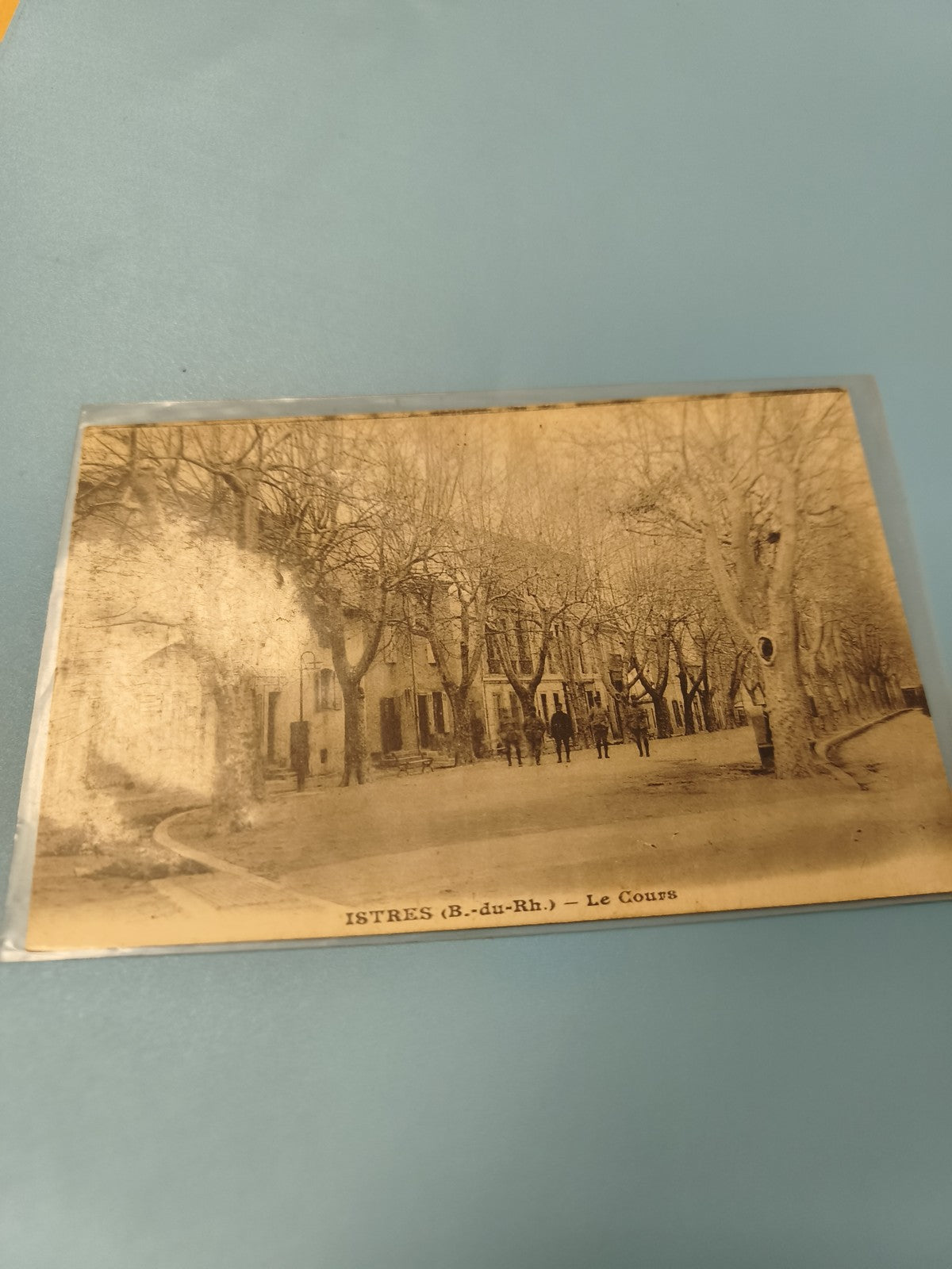 Carte postale ancienne Istres Le Cours CPA Bouches-du-Rhône photo vintage
