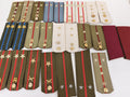 Ancien lot de pattes d?épaule militaires russes, galons et étoiles