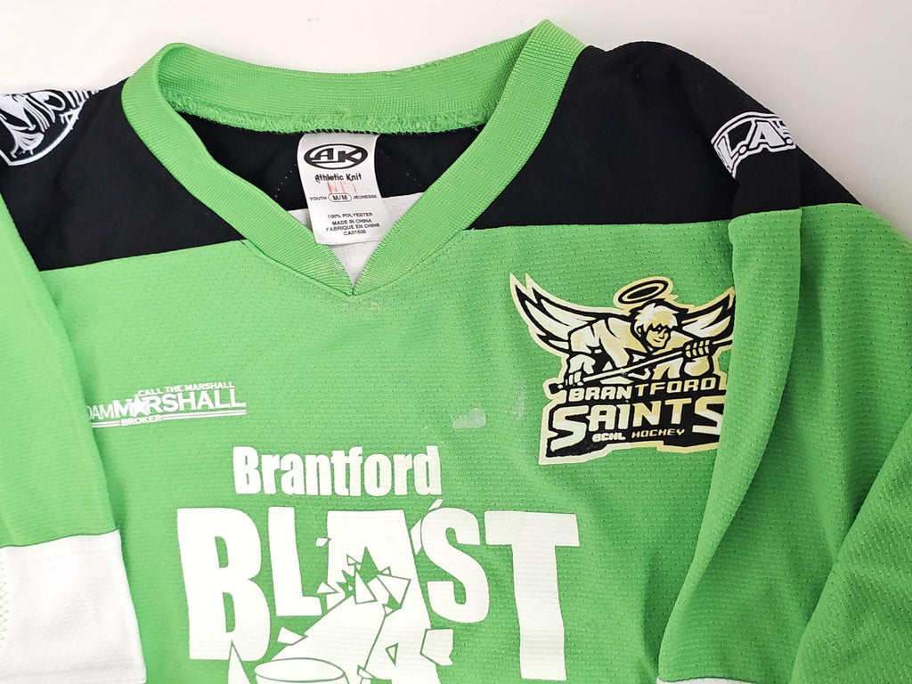Maillot Brantford Blast Allan Cup 100 ans taille M hockey officiel Brantford