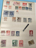 Lot anciens timbres oblitérés Argentine philatélie collection, portraits variés