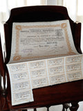 Certificat ancien au porteur Oriental Industrial Monopolies années 1920 vintage