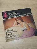 Vintage 45 tours Sara Montiel disque vinyle ancien chanson rétro collection