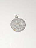 Ancienne médaille religieuse vintage petite, objet de piété rétro à collectionne