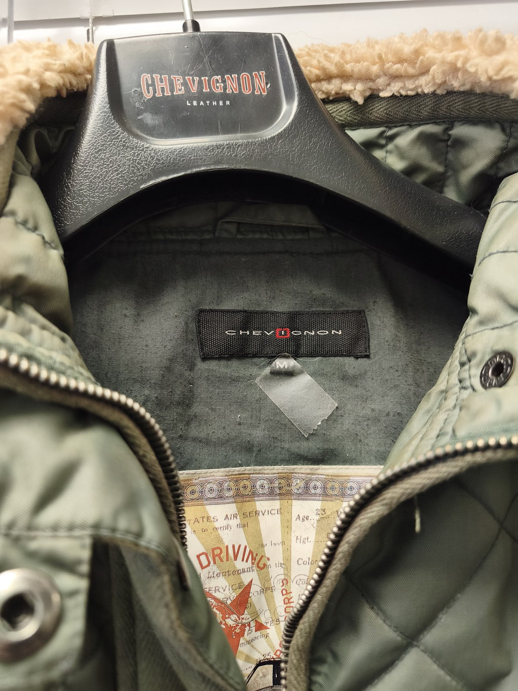 Blouson vintage homme Chevignon M ancien veste rétro collectionneur rare