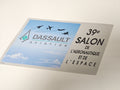 Vintage autocollant publicitaire Dassault ancien Salon aéronautique collection r
