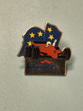 Vintage pin's SOFIREC Formule 1 auto rouge étoiles Europe collection course