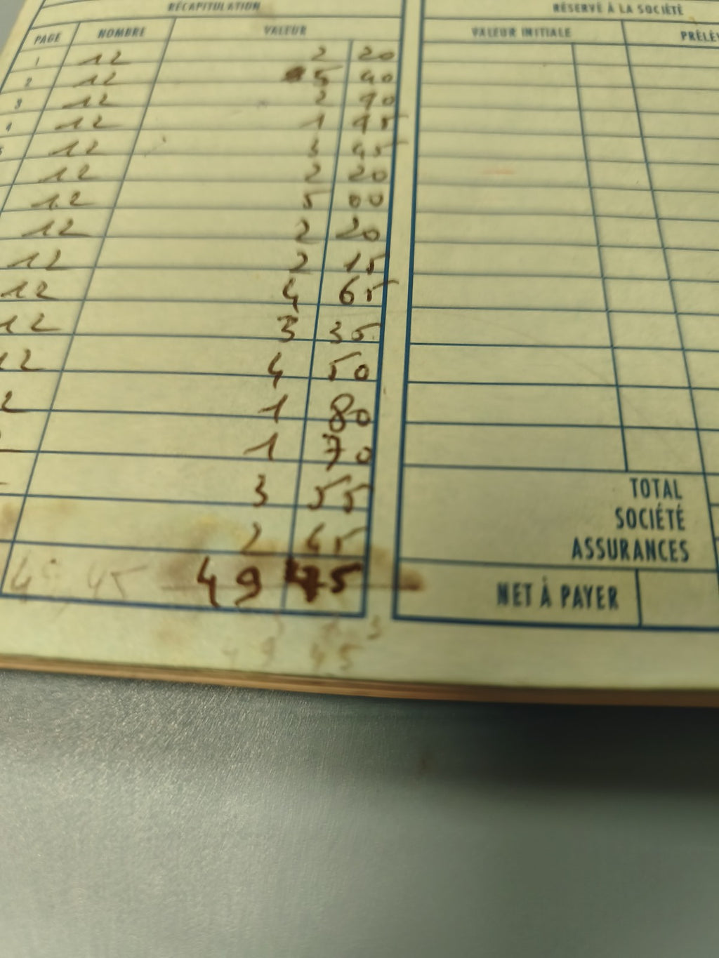Lot timbres ancien carnet à choix Yvert & Tellier France oblitérés collection