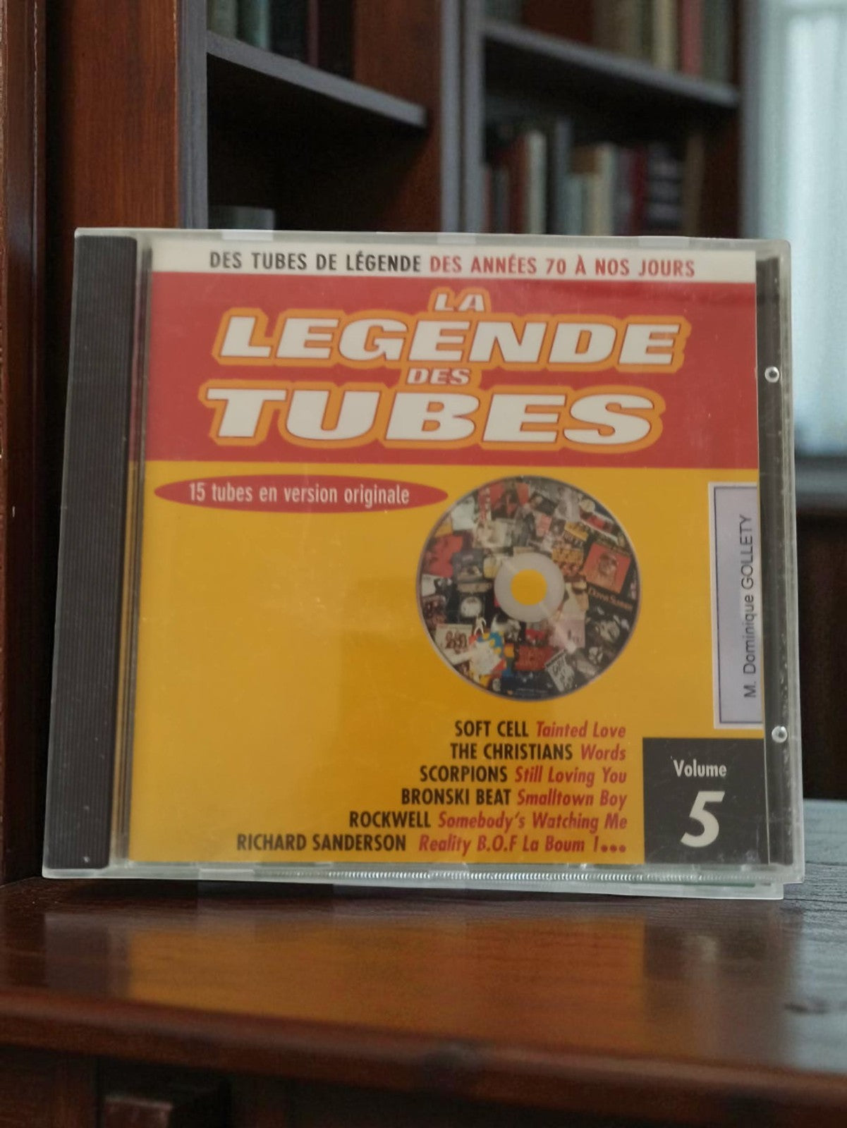 CD compilation La Légende des Tubes Vol.5 rétro années 70-90 vintage occasion