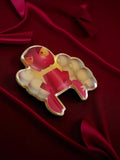 Pin's publicitaire vintage édition limitée robot rouge doré