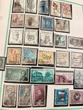 Lot timbres Espagne anciens oblitérés thématiques personnages monuments philatél