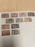 Timbres oblitérés République Française Merson lot philatélie France