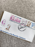 FDC Les écrivains Nouvelle-Calédonie 1991 enveloppe timbrée premier jour