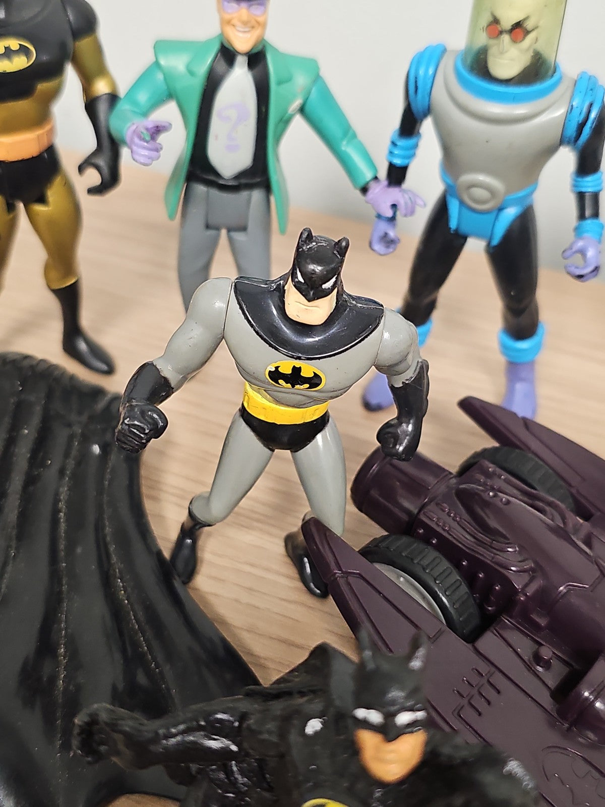 Lot de figurines Batman rétro vintage, jouets anciens collection occasion DC Com