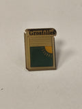 Pin's publicitaire ancien rétro Grosfillex, badge collection vintage années 80-9