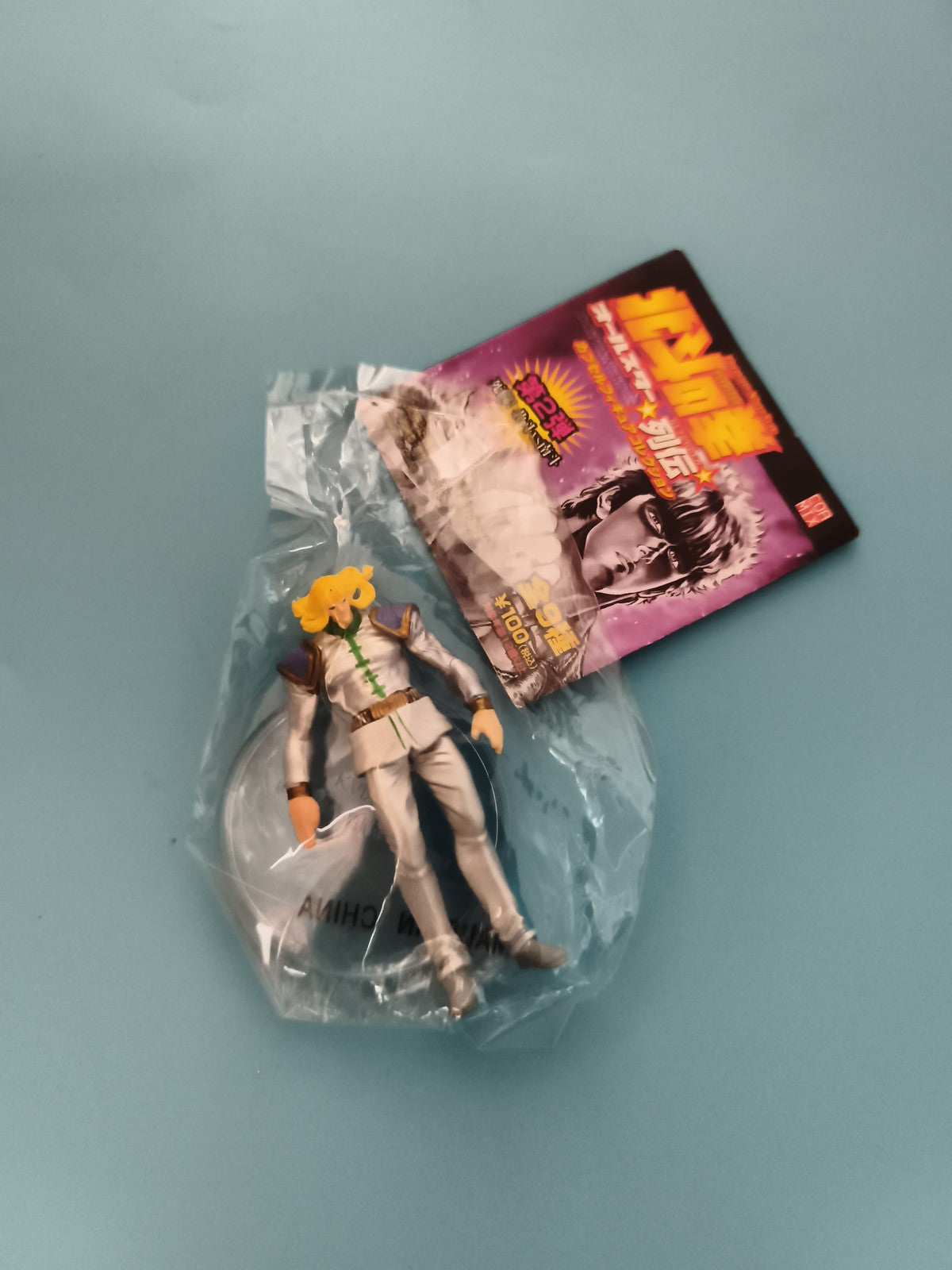 Figurine Hokuto no Ken Bandai scellée personnage blond manga Japan