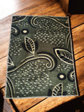 Tissu ancien velours broché jacquard religieux 40x30 cm