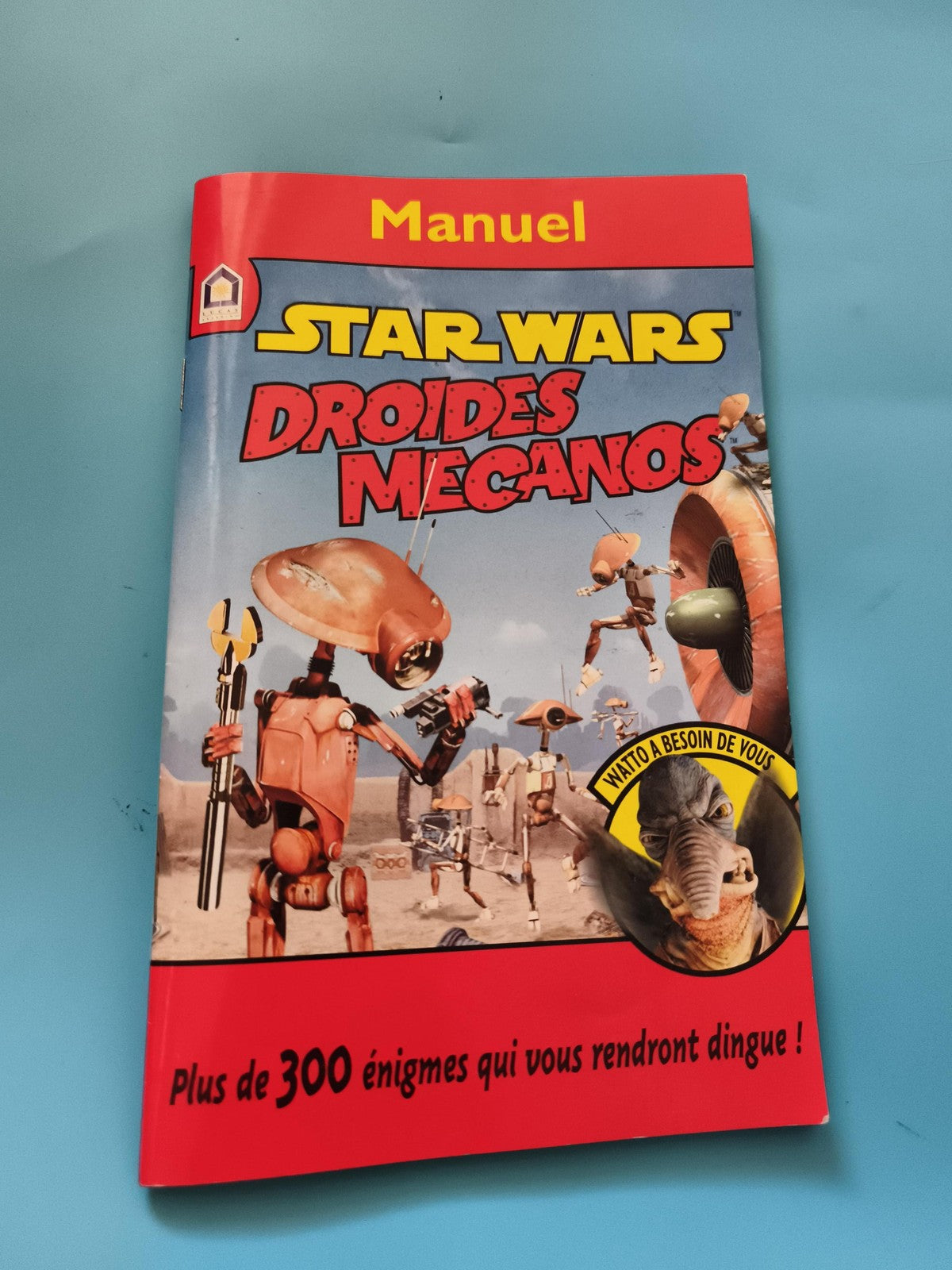Livret manuel Star Wars Droïdes Mécanos énigmes jeu enfants