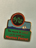 Pin's vintage Marius Ferrat 1992 voilier émaillé collection rétro (Ref 9)