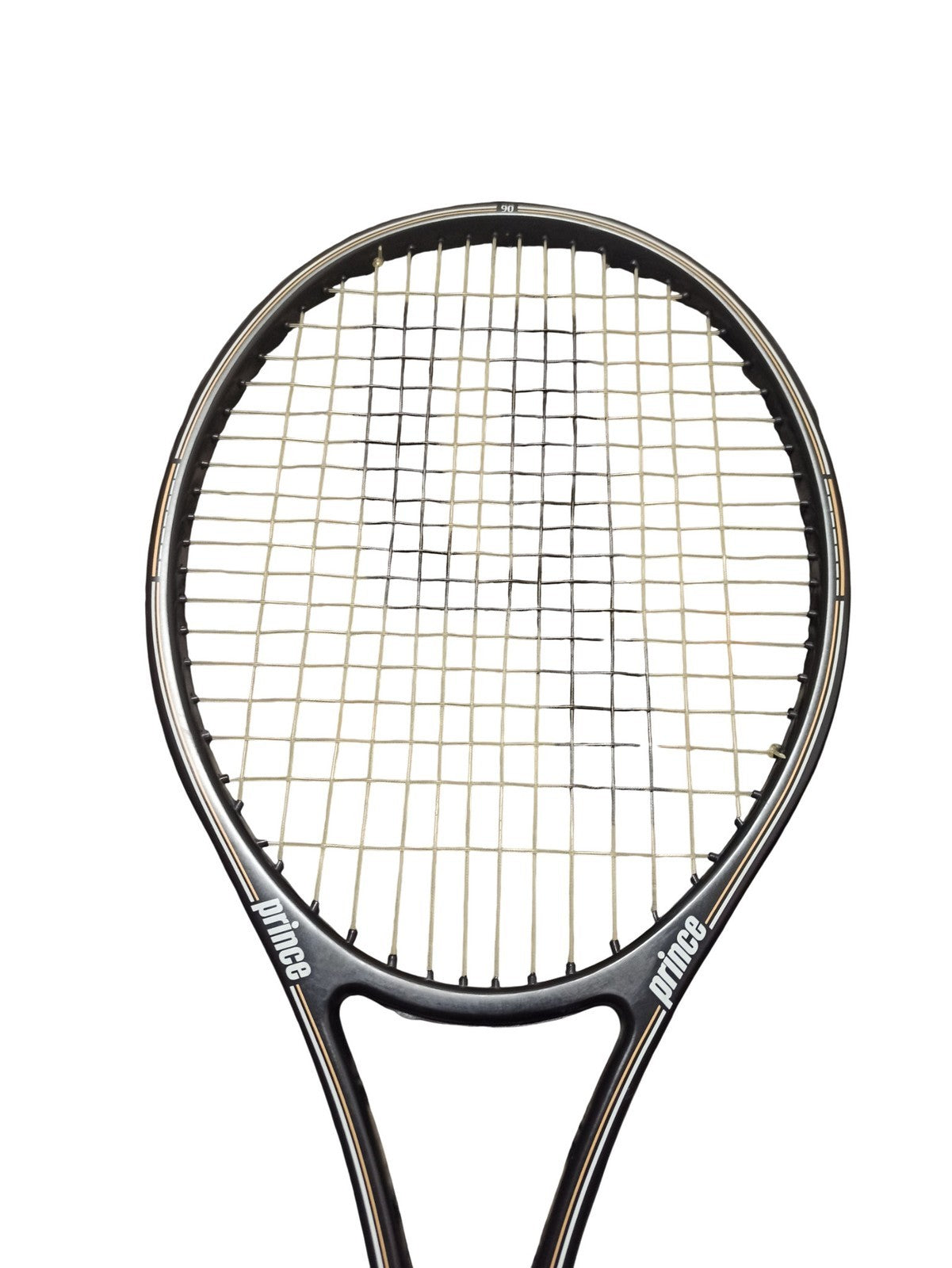 Raquette tennis Prince Graphite Pro 90 vintage ancien rétro housse noire