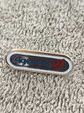 Pin's vintage Agences n°1 logo émaillé bleu rouge ancien badge (Ref 5)