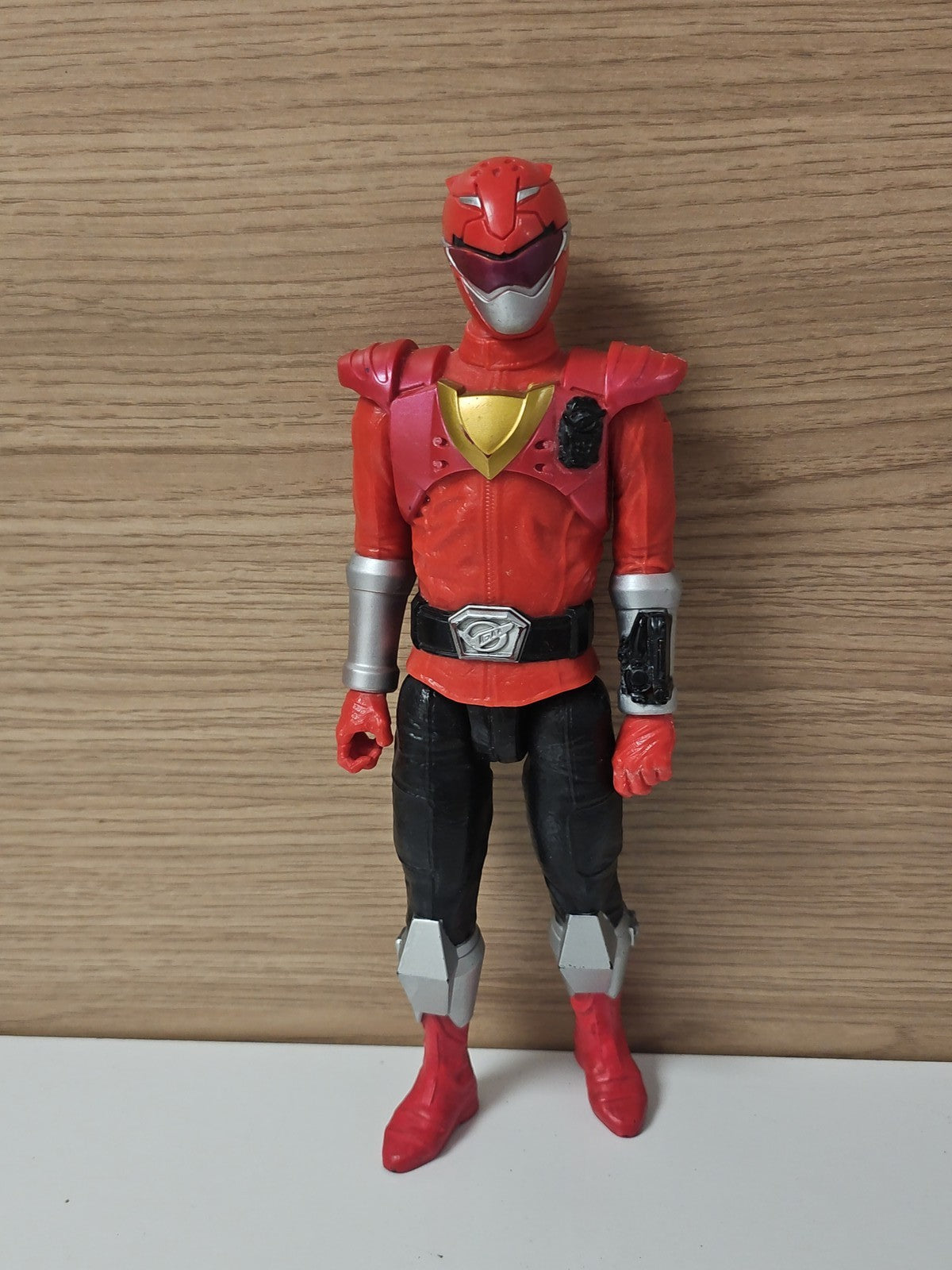 Figurine Power Rangers Rouge Super Samurai Bandai 2010 d'occasion articulée enfa