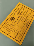 Publicité vintage Les Papiers Hygiéniques à l?Éléphant jaune, Paris rétro