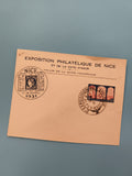 Lettre Exposition Philatélique Nice 1931 oblitérée Alpes-Maritimes philatelie (R