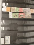 Timbres oblitérés Belgique XIXe-XXe, portraits et monuments, lot philatélie