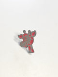 Pin's rétro ancien girafe collection vintage, badge animalier rare pour amateur