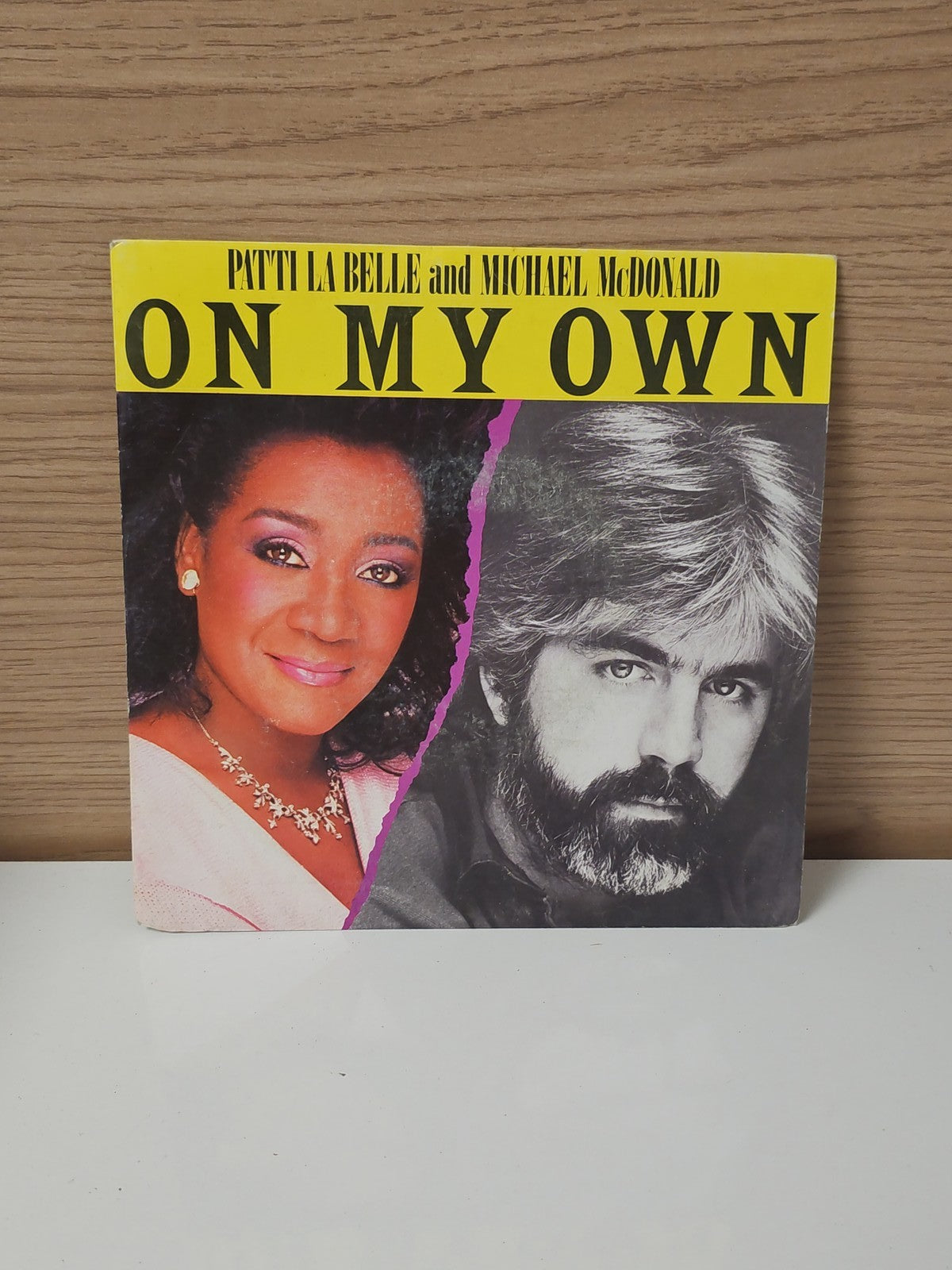 Vintage 45 tours vinyle ancien "On My Own" disque rétro collection musique