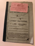 Livret national ancien Caisse d'Épargne Nîmes Gard XIXe Livret d’épargne