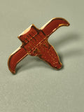 Vintage pin's Buffalo Grill tête de buffle rouge collection rare ancien