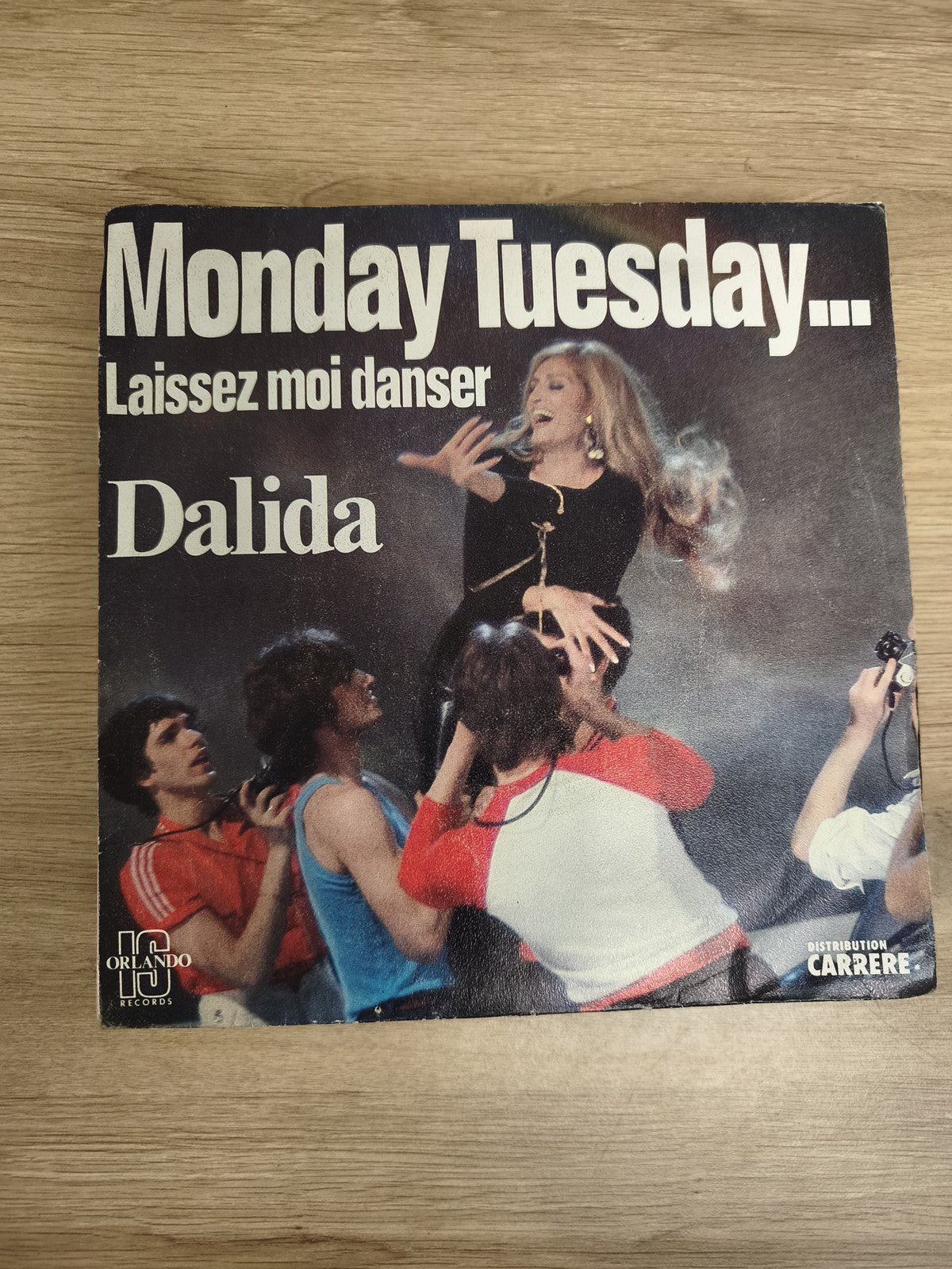 Vinyle 45T Dalida Monday Tuesday Laissez moi danser pochette photo couleur (Ref