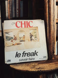 Vinyle 45 tours CHIC Le Freak vintage années 70 pochette originale rétro
