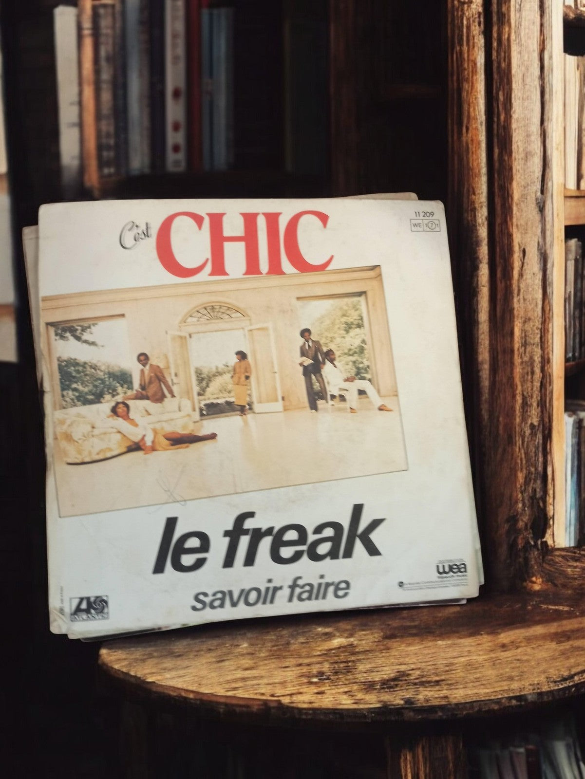 Vinyle 45 tours CHIC Le Freak vintage années 70 pochette originale rétro