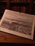 Gravure ancienne Oran La France Illustrée Malte-Brun vintage art déco