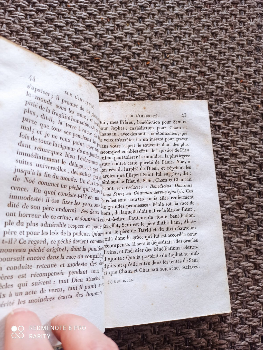 Livre ancien Sermons Père de Mac Carthy Tome IV 1836 Lyon Paris