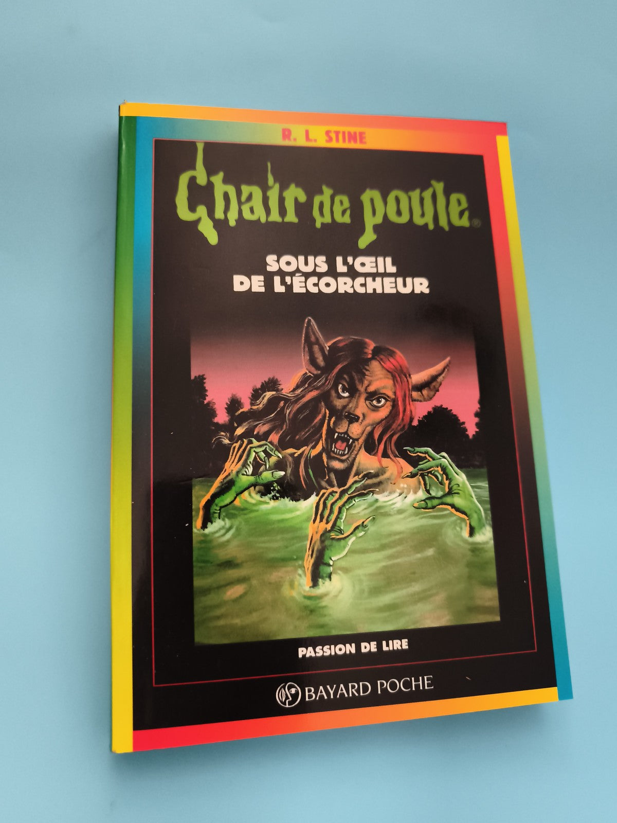 Livre Chair de poule Sous l’œil de l’écorcheur Bayard Poche R.L. Stine couvertur
