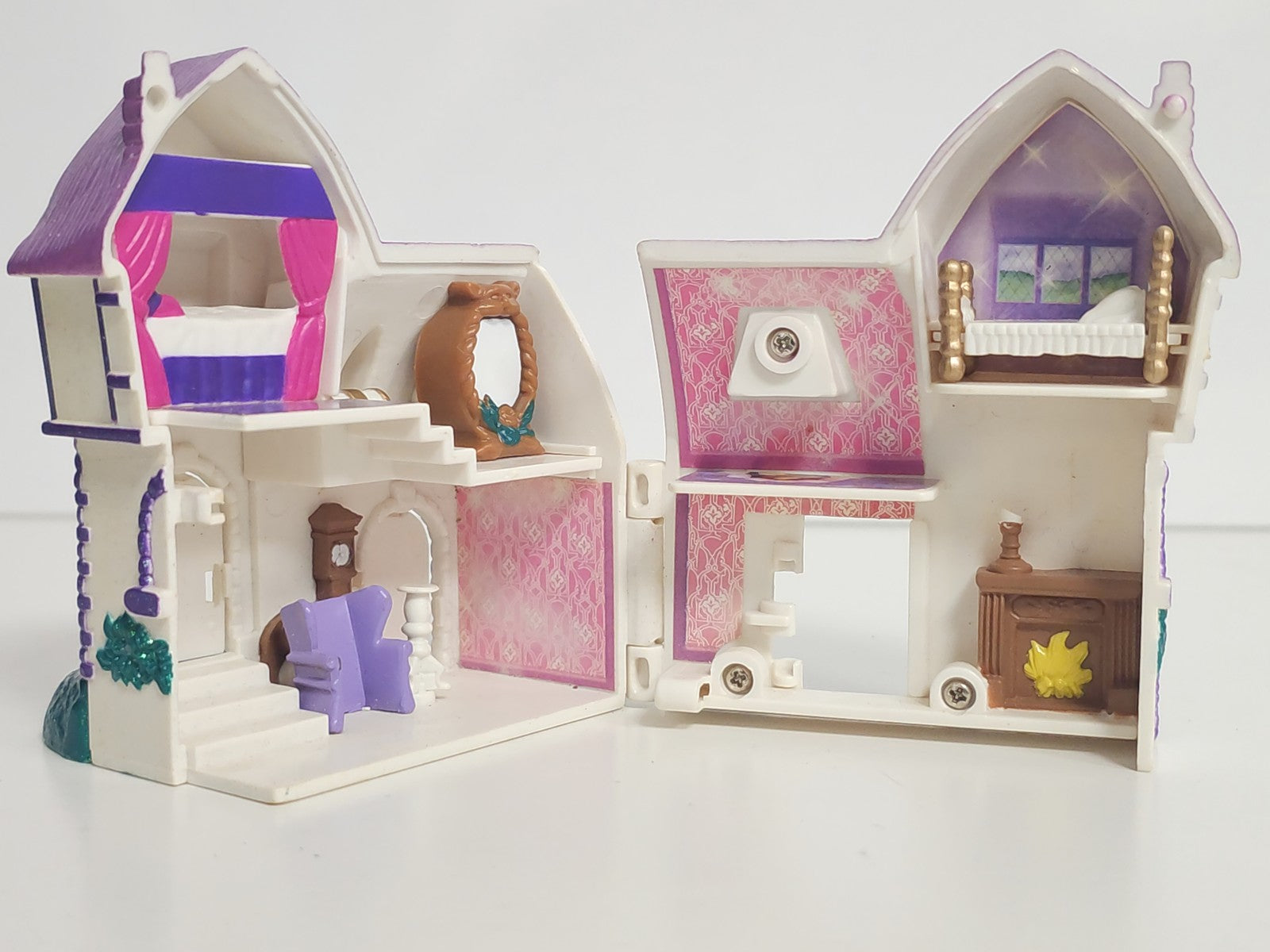 Maison rétro Polly Pocket La Belle et la Bête Bluebird vintage ancien collection