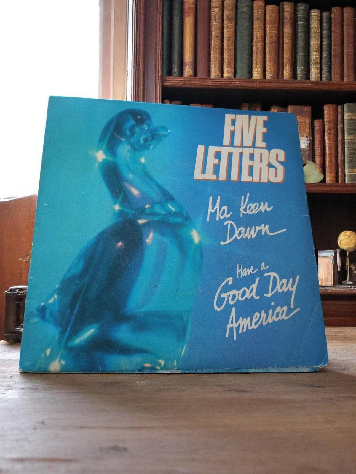 Vinyle 45 tours Five Letters Ma Keen Dawn vintage pochette bleue non testé